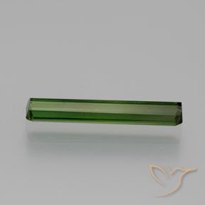 Turmalina Verde oscuro natural de 1.38 ct, Corte Octágono / Esmeralda, VS-SI
