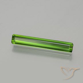 Turmalina Verde medio natural de 1.24 ct, Corte Octágono / Esmeralda, VVS-VS