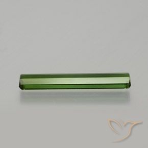 Turmalina Verde medio natural de 1.24 ct, Corte Octágono / Esmeralda, VVS-VS