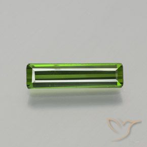1.17ct Natural Verde medio Turmalina, corte esmeralda, VS