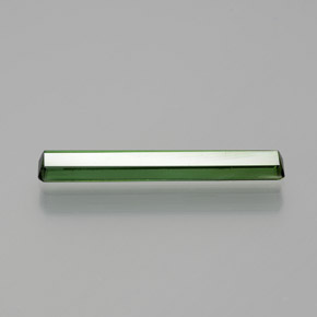 Turmalina verde bosque natural de 1,19 ct, corte esmeralda, VS