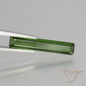 Turmalina Verde bosque natural de 1.35 ct, Corte Octágono / Esmeralda, VVS-VS