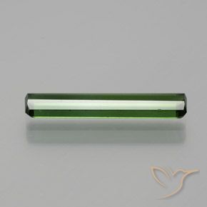 Turmalina Verde oscuro natural de 1.45 ct, Corte Octágono / Esmeralda, VVS-VS