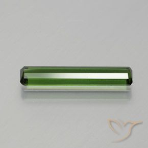 Turmalina Verde terroso natural de 1.39 ct, Corte Octágono / Esmeralda, VVS-VS