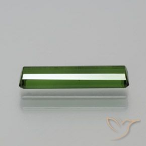 Turmalina Verde terroso natural de 1.39 ct, Corte Octágono / Esmeralda, VVS