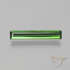 1.16ct Natural Verde medio Turmalina, corte esmeralda, VVS-VS