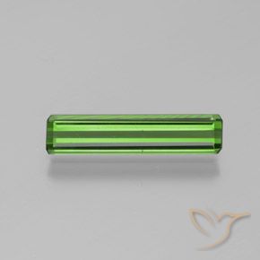 1.05ct Natural Verde medio Turmalina, corte esmeralda, VVS-VS