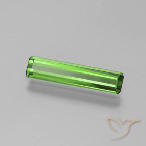 Turmalina Verde medio natural de 1.05 ct, Corte Octágono / Esmeralda, VVS-VS