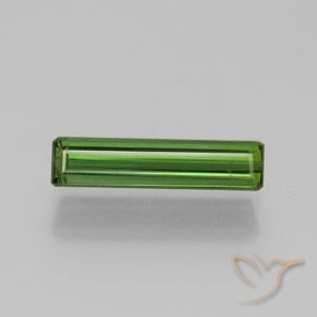 1.33ct Natural Verde medio Turmalina, corte esmeralda, VS-SI
