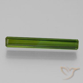 1.58ct Natural Verde medio Turmalina, corte esmeralda, VVS-VS