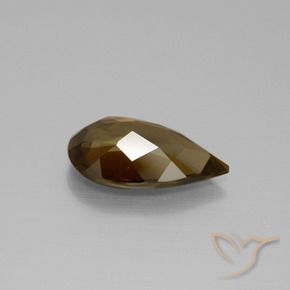 Turmalina Marrón cálido natural de 2.36 ct, En forma de pera, VVS