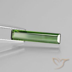 Turmalina Verde medio natural de 1.13 ct, Corte Octágono / Esmeralda, VS