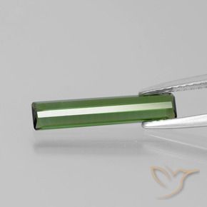 Turmalina Verde medio natural de 1.13 ct, Corte Octágono / Esmeralda, VS