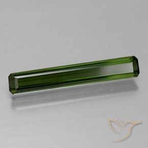 Turmalina Verde bosque natural de 1.08 ct, Corte Octágono / Esmeralda, VVS