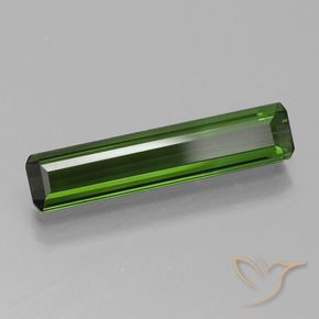 Turmalina Verde terroso natural de 1.60 ct, Corte Octágono / Esmeralda, VVS