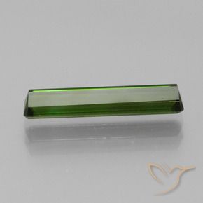 Turmalina Verde oscuro natural de 1.70 ct, Corte Octágono / Esmeralda, VVS