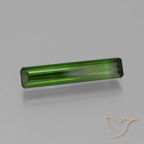 Turmalina Verde oscuro natural de 1.77 ct, Corte Octágono / Esmeralda, VS