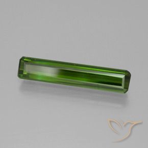 Turmalina Verde oscuro natural de 1.88 ct, Corte Octágono / Esmeralda, VS-SI