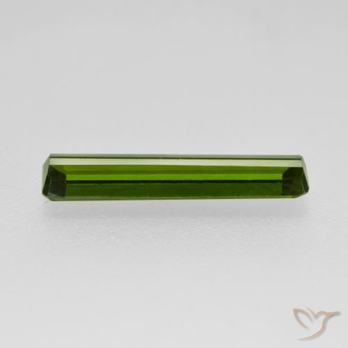 Turmalina Verde alga natural de 1.05 ct, Corte Octágono / Esmeralda, VVS