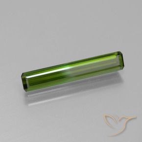 Turmalina Verde oscuro natural de 1.13 ct, Corte Octágono / Esmeralda, VVS