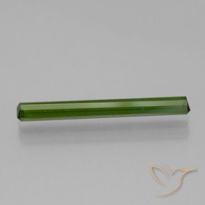 Turmalina Verde terroso natural de 1.18 ct, Corte Octágono / Esmeralda, VVS