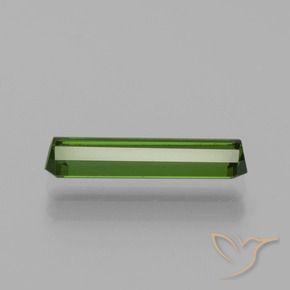 Turmalina Verde medio natural de 1.19 ct, Corte Octágono / Esmeralda, VVS-VS