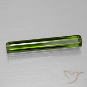 Turmalina Verde oscuro natural de 1.59 ct, Corte Octágono / Esmeralda, VS