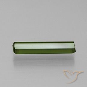Turmalina Verde amarillento natural de 1.23 ct, Corte Octágono / Esmeralda, VVS-VS