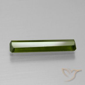 Turmalina Verde terroso natural de 1.45 ct, Corte Octágono / Esmeralda, VVS-VS