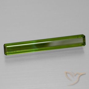 Turmalina Verde oscuro natural de 1.56 ct, Corte Octágono / Esmeralda, VS