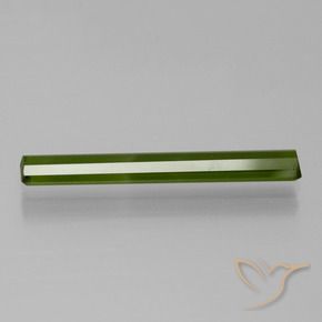 Turmalina Verde oscuro natural de 1.56 ct, Corte Octágono / Esmeralda, VS