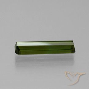 Turmalina Verde terroso natural de 1.57 ct, Corte Octágono / Esmeralda, VVS-VS