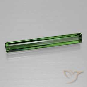 Turmalina Verde medio natural de 1.29 ct, Corte Octágono / Esmeralda, VVS-VS