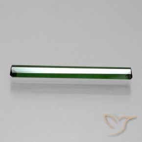 Turmalina Verde medio natural de 1.29 ct, Corte Octágono / Esmeralda, VVS-VS
