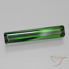 Turmalina Verde medio natural de 1.68 ct, Corte Octágono / Esmeralda, VVS-VS
