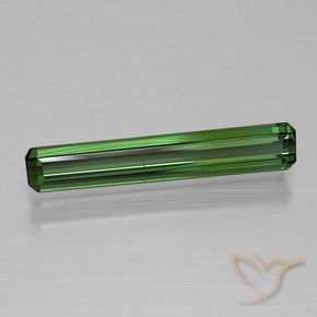 Turmalina Verde oscuro medio natural de 1.13 ct, Corte Octágono / Esmeralda, VS