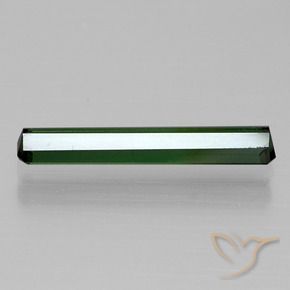 Turmalina Verde oscuro medio natural de 1.13 ct, Corte Octágono / Esmeralda, VS