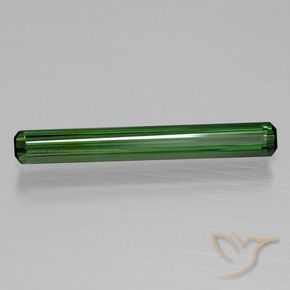 Turmalina Verde oscuro natural de 1.37 ct, Corte Octágono / Esmeralda, VVS-VS