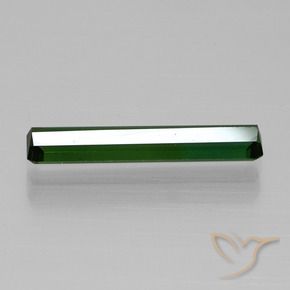 Turmalina Verde medio natural de 1.35 ct, Corte Octágono / Esmeralda, VVS-VS