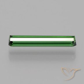 Turmalina Verde oscuro natural de 1.30 ct, Corte Octágono / Esmeralda, VVS