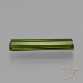 Turmalina Verde bosque natural de 2.55 ct, Corte Baguette, VS