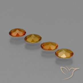 Gemas de Turmalina Marrón caramelo natural de 2.09 ct, Ovalada, VS