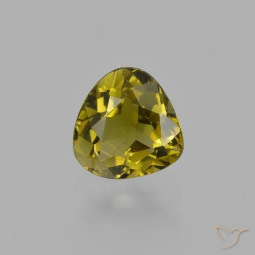 0.94ct Natural Amarillo medio Turmalina, En forma de pera, VS