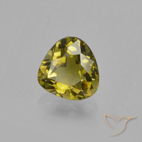 Turmalina Amarillo medio natural de 0.94 ct, En forma de pera, VS