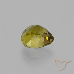 Turmalina Amarillo medio natural de 0.94 ct, En forma de pera, VS