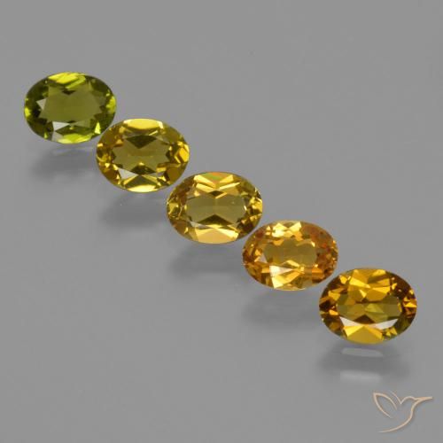 2.56ctw Natural Verde terroso turmalina, Ovalada, VS