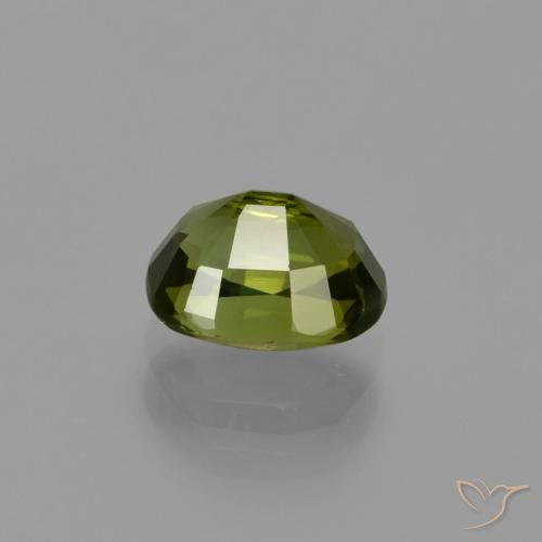 Turmalina Verde bosque natural de 1.23 ct, Corte Óvalo, VS