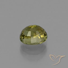 Turmalina Verde marrón natural de 1.03 ct, Ovalada, VS