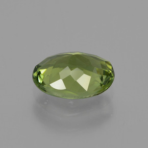 Turmalina Verde medio natural de 1.07 ct, Corte Óvalo, VVS