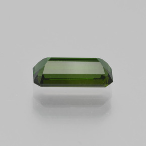 Turmalina Verde bosque natural de 1.34 ct, corte esmeralda, VVS
